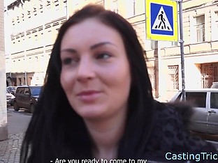 Alluring euro pounded at casting auditions