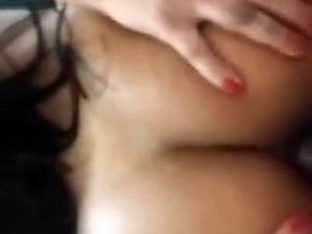Shemale Nicole Nogueira fucks a guy bareback